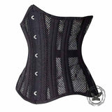 Solid Color Palace Mesh Steel Bone Corset 03 | Gthic.com