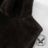 Solid Color Turtleneck Plush Vest Sleeveless Top