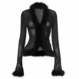 Bustier corsé de cuero de encaje negro