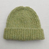 Solid Color Wool-Blend Chunky Knitted Beanie Hat | Gthic.com