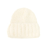 Solid Color Wool-Blend Chunky Knitted Beanie Hat | Gthic.com