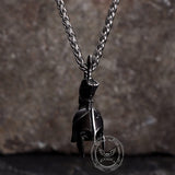 Spartan Warrior Helmet Stainless Steel Retro Pendant