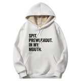 Spit Preworkout In My Mouth Crew Collar Fleece Sherpa Hoodie