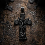 St. Michael Archangel Stainless Steel Cross Pendant