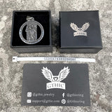 St. Christopher Stainless Steel Christian Pendant