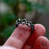 Star Of David Stainless Steel Band Ring | Gthic.com