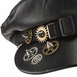 Steampunk Gears Evil Eye Newsboy Cap | Gthic.com