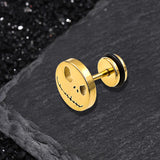 Gotische Skull Hand Bone Sterling Silver Stud Oorbellen