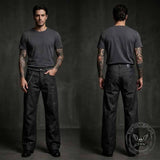 Street Deconstructed Panel-Seamed Bootcut Jeans | Gthic.com