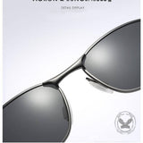 Street Fashion UV-Proof Polarized Square-Frame Sunglasses
