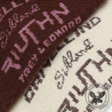 Street Lettered Faux Mink Knit Hooded Sweater