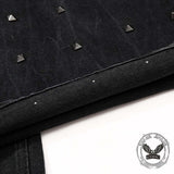 Street Punk Studded Design Wide Leg Baggy Jeans