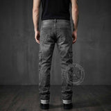Street Vintage Multi-Pocket Cargo Denim Jeans | Gthic.com