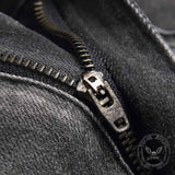 Street Vintage Multi-Pocket Cargo Denim Jeans