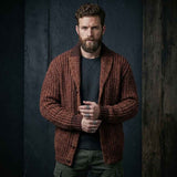 Klassischer lockerer Polyesterpullover mit Totenkopf-Print