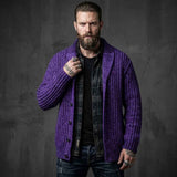 Klassischer lockerer Polyesterpullover mit Totenkopf-Print