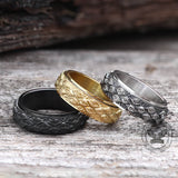 Stylish Evil Eye Stainless Steel Spinner Ring | Gthic.com