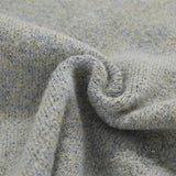 Stylish High-Neck Hooded Two-Way Zipper Knit Cardigan