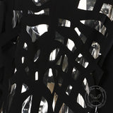 Stylish Hollow Frayed-Edge Design Suit Coat