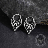 Stylish Openwork Carved Stainless Steel Earrings | Gthic.com