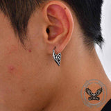 Stylish Openwork Carved Stainless Steel Earrings | Gthic.com