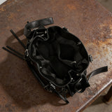 Stylish Riveted Large Capacity Shoulder PU Leather Handbag