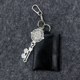 Stylish St. Benedict Key Black PU Leather Wallet | Gthic.com