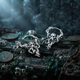 Stylish Stainless Steel Stackable Octopus Hoop Earrings