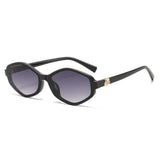 Stylish Versatile Polygonal Gradient PC Sunglasses