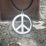 Symbol Of Peace Stainless Steel Pendant
