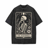 The Overthinker Tarot Card Vintage Washed T-shirt Vest Top | Gthic.com