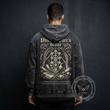The Philosopher's Stone Alchemy Vintage Washed Hoodie | Gthic.com