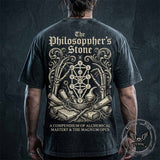 The Philosopher's Stone Alchemy Vintage Washed T-shirt | Gthic.com