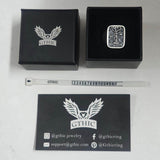 The Tower Major Arcana Tarot Sterling Silver Ring