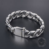 Thick Cuban Link Stainless Steel Bracelet | Gthic.com