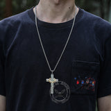 Thorn Cross Stainless Steel Christian Pendant