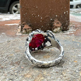 Thorns Gem-set Sterling Silver Gothic Ring