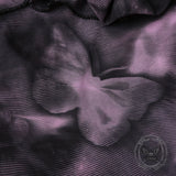 Tie-dye Butterfly Rose Irregular Ruffle Camisole