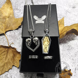 Jusqu'à ce que la mort nous sépare Ensemble de bijoux tête de mort