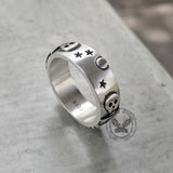 Till Death Do Us Part Sterling Silver Ring | Gthic.com