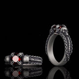 Treasure Keeper Sterling Silver Skull Ring | Gthic.com