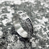 Tree Of Life Knot Sterling Silver Viking Band Ring | Gthic.com