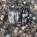 Tree of Life Viking Runes Stainless Steel Ring | Gthic.com