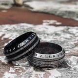 Tree of Life Viking Runes Stainless Steel Ring | Gthic.com
