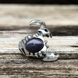 Venomous Scorpion CZ Stainless Steel Animal Ring03 blue| Gthic.com
