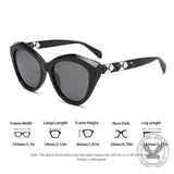Versatile Cat-Eye Polarized UV-Proof PC Sunglasses
