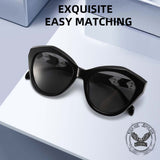 Versatile Cat-Eye Polarized UV-Proof PC Sunglasses