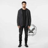 Versatile Openwork Loose Hooded Zip Cardigan Sweater | Gthic.com