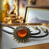 Versatile Shiny Sun Western Cowboy Alloy Bolo Tie | Gthic.com