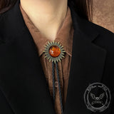 Versatile Shiny Sun Western Cowboy Alloy Bolo Tie | Gthic.com